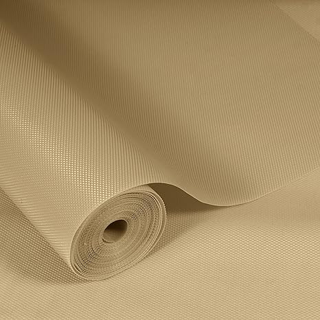 KayJen EVA Anti Slip Shelf Mat/Sheet for Fridge, Kitchen, Drawer, Shelf Liner 60 cm X 3 m Beige Kafalo