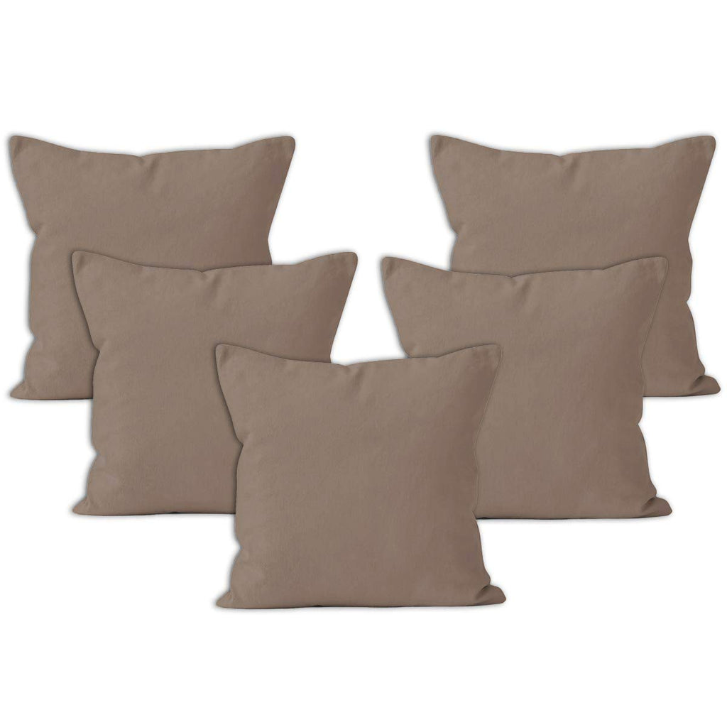 Encasa XO Cushion Covers, No Inserts, Cotton Throw Pillow Cases
