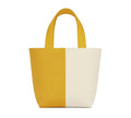 Lify Canvas Mini Tote Bag for Women | Small Handbag Purse with Zipper & Inner Pocket | Lightweight Cotton Canvas Craft Bag for Daily Use, Travel, Shopping & Gifting (1 Piece) (Yellow)
