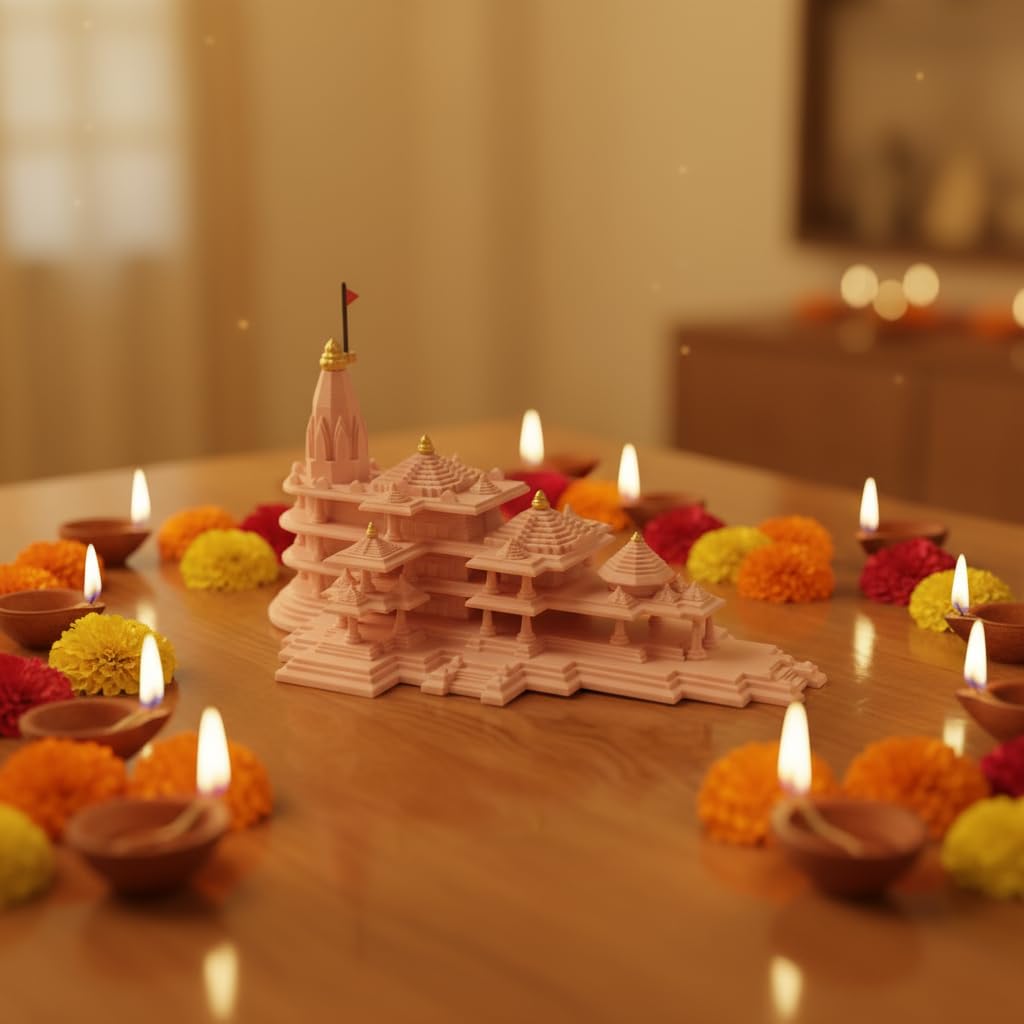 DIY Ram Mandir Kit – Build & Decorate Your Own Temple | Premium Craft & Activity Set for Kids & Families | Educational, Spiritual & Festive Gift | Amar Chitra Katha