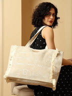ASIAN Sunshine Tote Bag for Women | Stylish Office bag & Canvas Travel Handbag | Shopper and Shoulder Bag Lightweight Handbag with Multi Compartment | Travel, Office, Gym & Daily Use