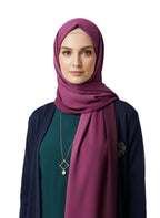 SAHIL SCARF Women Hijab Scarf 180x70cm Chiffon Georgette Lightweight Soft Fabric Easy to Drape with Burqah Abaya and Modest Dress