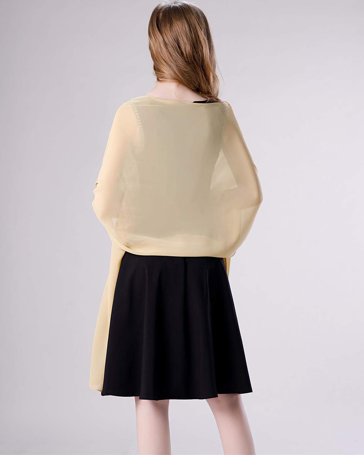 Soft Chiffon Scarve Shawls Wraps for Dresses Women Accessories