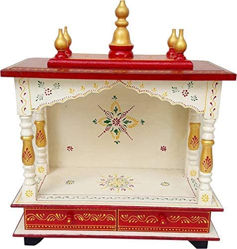 Kamdhenu Art and Craft Wooden Temple/Home Temple/Pooja Mandir/Pooja Mandap/Temple (10)