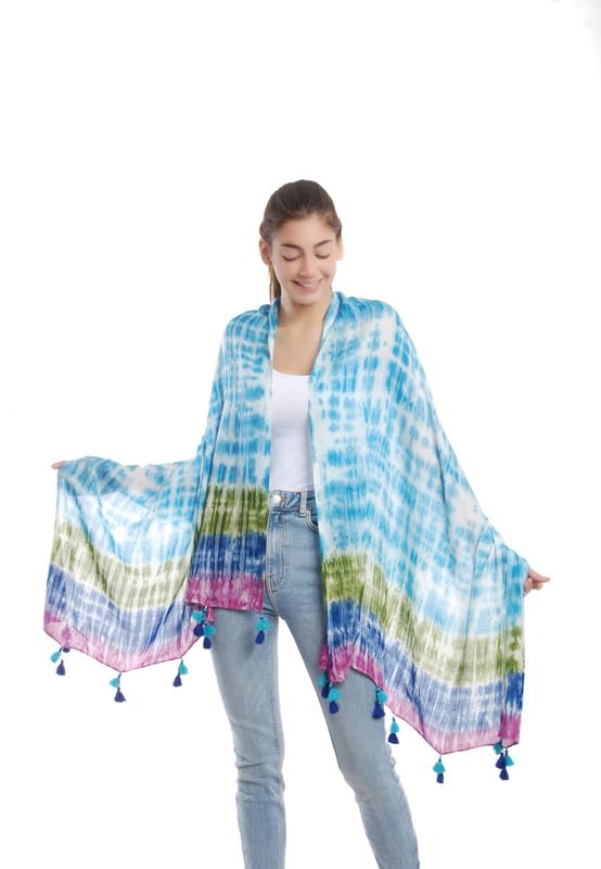 PALATT Cotton Scarf for Women | Lightweight Summer Stole for Women | Soft Breathable Ladies Scarf | Size 70 x 180 cm