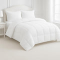 Bhoomi Impex Comforter for Heavy Winter Bed Double Bed - 500 GSM Ultra Warm Quilt Blanket/Rajai - White - Down Alternative Microfiber Duvet Insert with Corner Ties - Winter Season Premium Kafalo