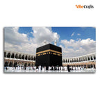 VIBECRAFTS Makkah al-Mukarramah Premium Canvas Wall Painting With Frame for Living Room Drawing Room Home|Office|Gift (PTVCH_2205N)
