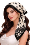 Wirkqeez Silk Head Scarf for Women – Luxury Satin Silk Hair Scarf, Soft Bandana Wrap for Sleeping, Hair Protection & Styling (Multicolor_01)