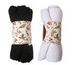 IBA ISBA COLLECTIONS Women's Crinkle Cotton Scarf, Stoles, Hijab (80 x 190 Cms) (2pcs B&W)