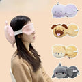 Red Travel Neck Pillow with Button Closure & Eye Mask Set | Soft Fiber Filled U-Shape Head & Neck Support Cushion for Airplane, Car & Office Use | Button Closure (Red)
