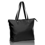 Aquatan Women's Back To Work Tote Bag With Wallet Pouch (Black Solid)