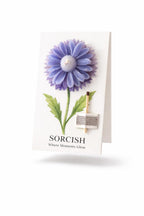 SORCISH Handmade Flower Candle Greeting Card – Luxury Floral Candle Card with Match Holder | Unique Gift for Birthday, Anniversary, Wedding Return Gifts & Special Occasions