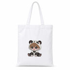 Adorvue New Launch 400 GSM Premium Cute Printed Tote Bag Stylish Eco-Friendly Cotton Handbags, Canvas Tote Bags for College, Shopping, Office, Travel, Grocery Runs, Beach Day and Casual Outings