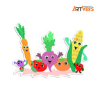 Artvibes Fridge Magnet Vegetables Decorative Item for Refrigerator|Almirah|Washing Machine(RM_7089)