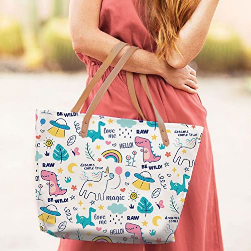 The Purple Tree Fatty Tote Bag for Women, Western Handbag, Gift, Ft31, White