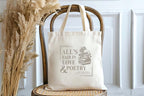 THE UMBRELLA STORE Tote bag, Cotton tote bag with pocket inside (Tortured Poet)