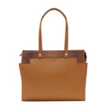 The Gusto Estelle - Premium Vegan Leather Tote Bag for Women | Stylish Hand Bag/Shoulder Bag with Zip | College, Casual Use, Office Tote Bag