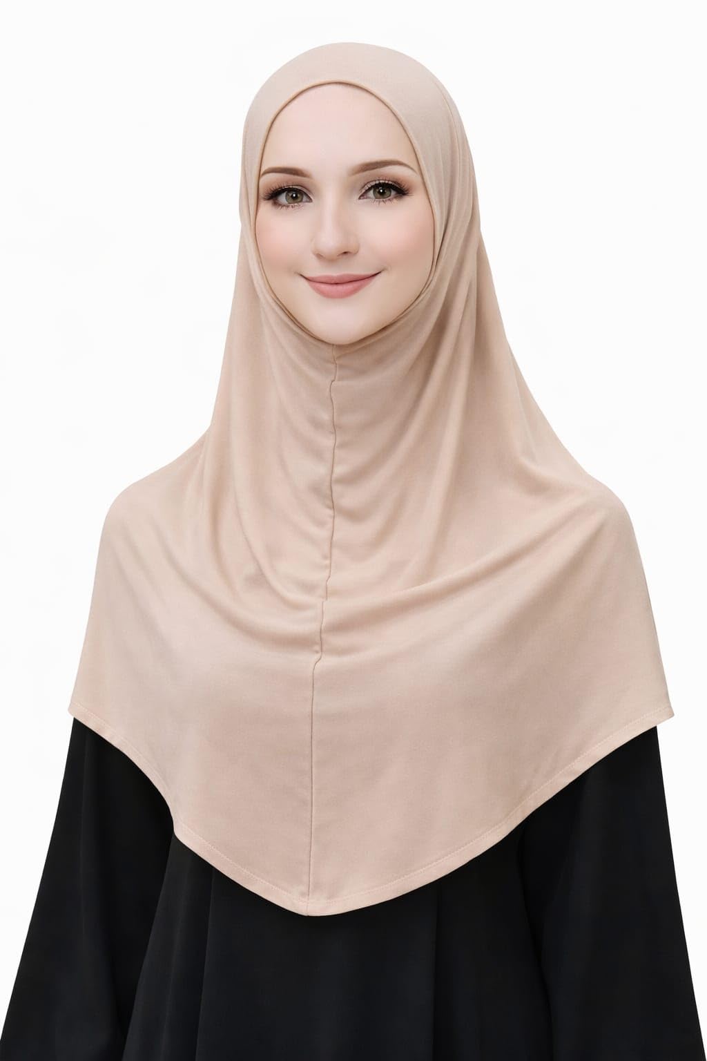 TCP TheClothesPeople : Premium Stitched Jersey One-Piece Instant Hijab for Women - No Pins Needed (Navy)