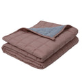 Mysasleep Weighted Blanket - Cooling Breathable Microfiber with Premium Glass Beads (Nude Pink 60 x 80 15 LB) Kafalo