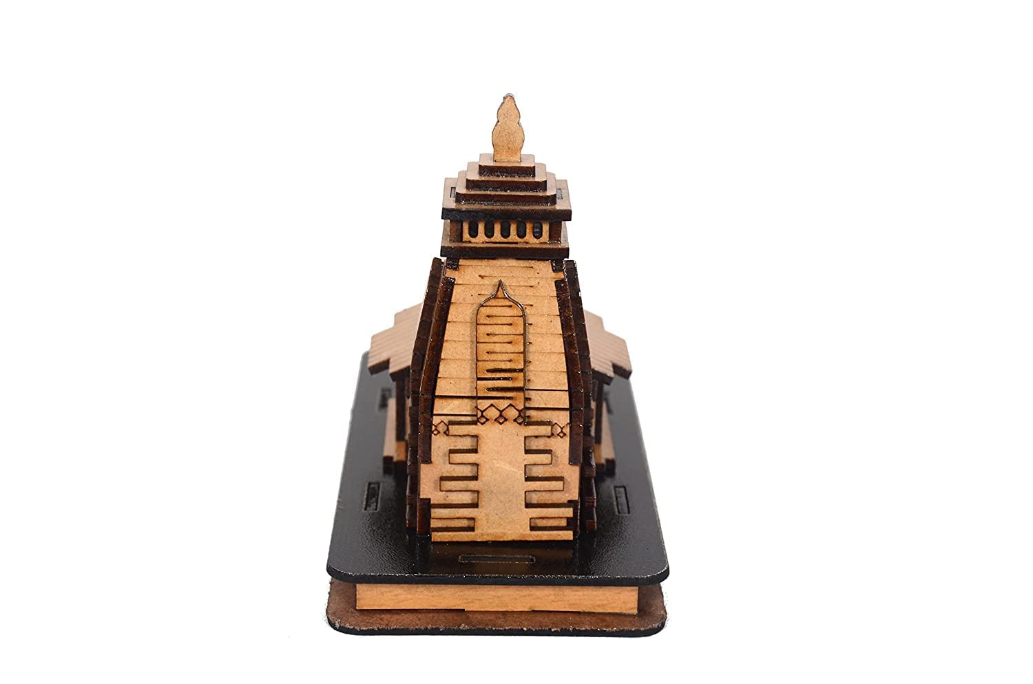 A&S Ventures Brown Miniature Shri Kedarnath Temple Small || The Himalayan Temple of Lord Shiva Kedarnath Dham
