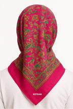 KETKAR Women's Woolen Winter Scarf | Soft & Warm Cold Weather Muffler, Wrap & Shawl | Elegant Wool Blend | Pack of 1_Pink