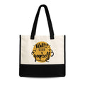 TrendoPrint Eco-Friendly Jute Tote Bag for Women | Reusable Shopping Bag with Sturdy Handles | Large Capacity Multipurpose Handbag for Grocery, Office, Travel & Daily Use (JB7)