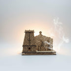 QUEENS CANVAS Wooden Arunachaleshwar Temple Tiruvannamalai 3D Model Replica, Handcrafted Decorative Showpiece