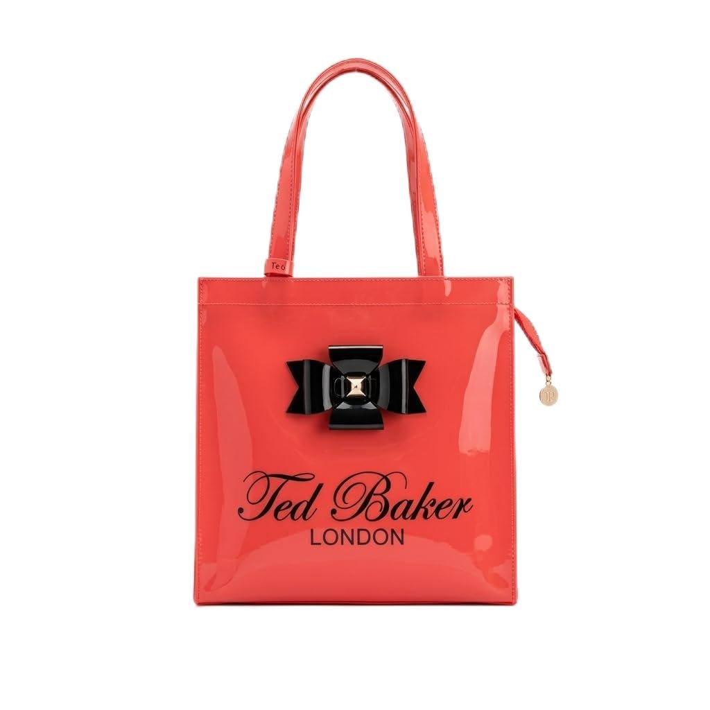 SEA MOUNT Ted Baker London Multipurpose Tote Bag with Signature Bow Detail Spacious Travel Carryall, Everyday Shopping Organiser, Durable Shoulder Handbag for Work, Office, Travel & Daily Essentials