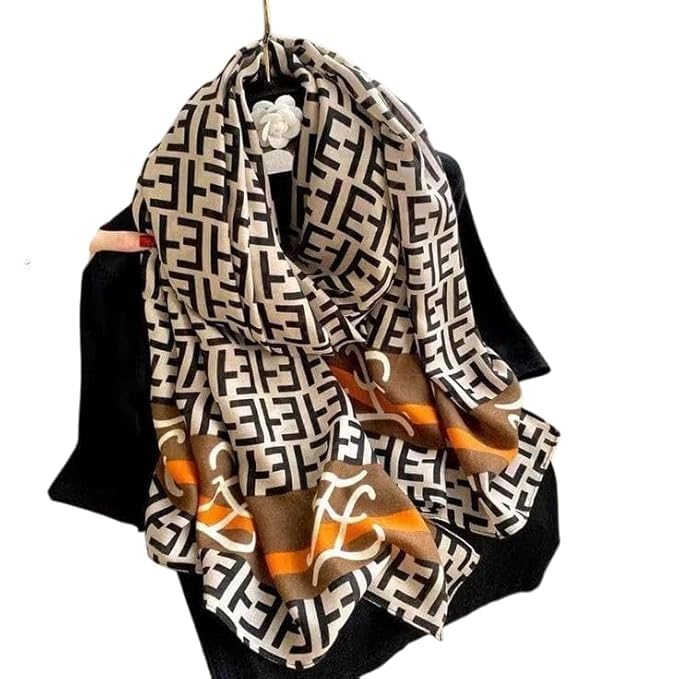 SWANKY Silk Stoles For Women Stylish Latest, Scarf for ladies & Girls, Head Neck Scarves, duppatta for girls (Multi 4)