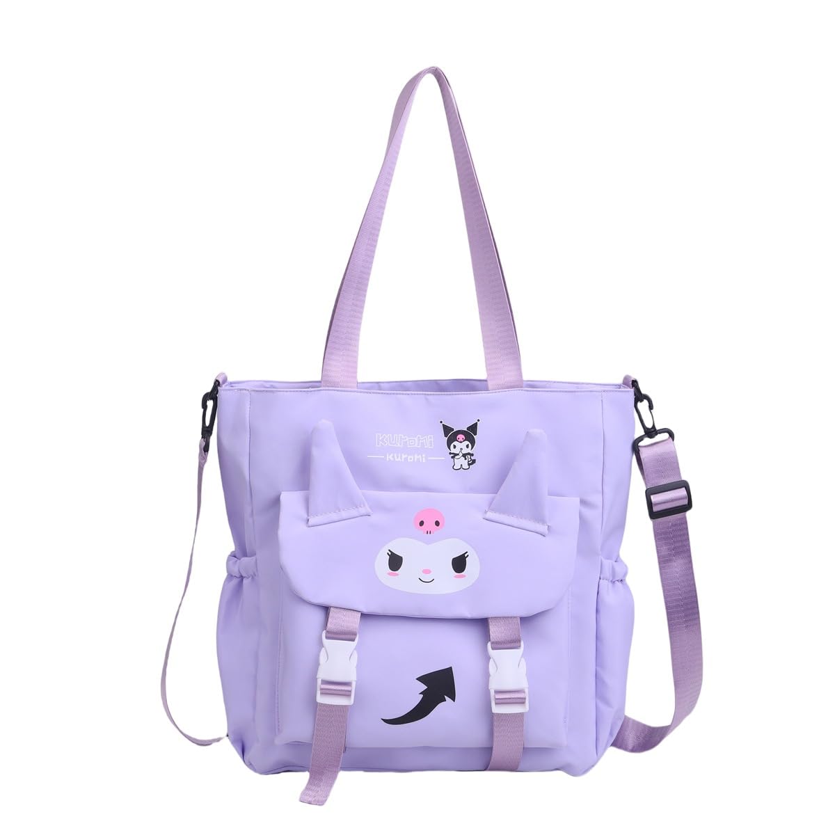 PALAY Nylon Tote Bag with Removable Shoulder Strap for Girls Women Travel