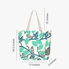 Eco Right Large Canvas Tote Bag for Women, Tote Handbags for Women with Zipper & Inner Pocket for College, Shopping, Office