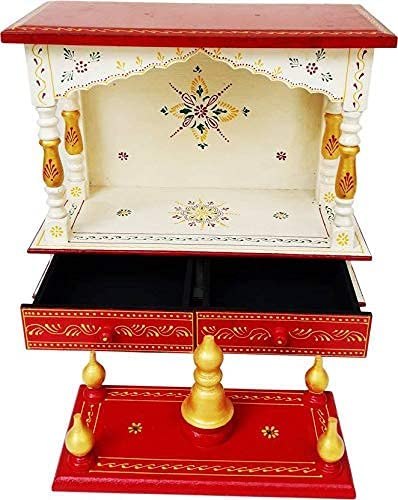 Kamdhenu Art and Craft Wooden Temple/Home Temple/Pooja Mandir/Pooja Mandap/Temple (10)