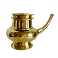 Traditional Brass Pooja Kindi (Large, 5 x 7 Inch, Gold) | Pooja Articles | Home Decoration | Alackal Bell Metals, Mannar