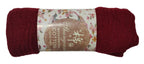 IBA ISBA COLLECTIONS Women's Crinkle Cotton Scarf, Stoles, Hijab (80 x 190 Cms) (Maroon)
