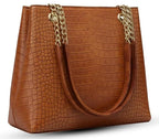 OPULLENT Women's PU Leather Tote Bag
