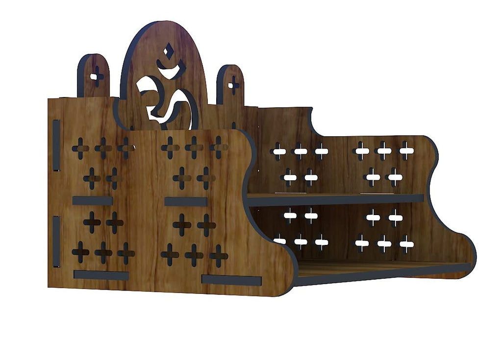 SSI Fully Handmade beautyfull Small Wooden Home and Office Temple/Pooja Mandir Pooja ghar