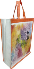 BBGRO Reusable Shopping Cotton Canvas Bags Kitchen Essentials Grocery Vegetable Bag jhola Carry Bag Eco-Friendly Multi-Purpos Pack of (2)