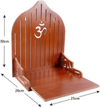 FIRKIRI Art and Craft Wooden Temple/Home Temple/Pooja Mandir/Pooja Mandap/Temple for Home/Handcrafted Home Decorative Itemization Gifts Show Piece Item