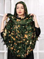 VASTTRAM Women's Pure Cotton Long Scarves Scarf Cum Mask usable for Driver Anti Pollution Full Face Cover With UV Sun Rays Protection
