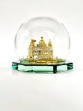 THESIKHCLUB – Premium Golden Temple Model | 24K Gold Plated Miniature Idol (9cm Round) | Shri Harmandir Sahib Replica for Home Decor, Car Dashboard, Diwali & Punjabi Housewarming Gift
