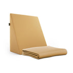Frido Wedge Plus Cushion Cover | Ultrasoft, Breathable & Cool Pillow Cover | Aesthetic Pillow Cover for Home | Durable & Machine Washable | Mustard Yellow