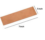 ART IFACT 99.9% Pure Copper Cu Metal Sheet 7 X 3 inchs plate For Lab Suuplies, Artistic work, Handicrafts, DIY projects, earthing or craft, Structured Water (180mm x 75mm with 0.5mm thickness)