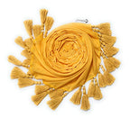 Chandwasia scarves, Viscose Fabric stole & Shawl || Scarf Stoles for Girls/Ladies/Women/Men for Summer & Winters(Yellow)