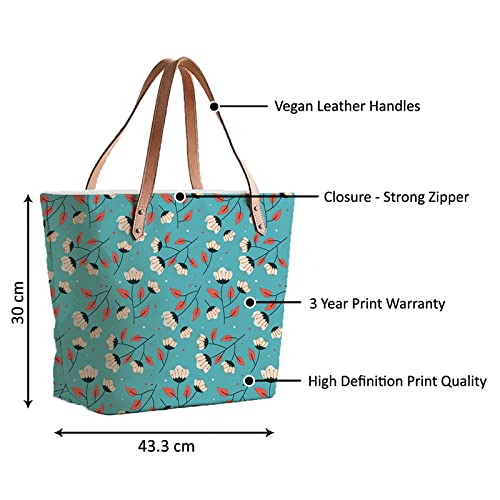 The Purple Tree Fatty Tote Bag for Women, Western Handbag, Gift, Ft36, Green
