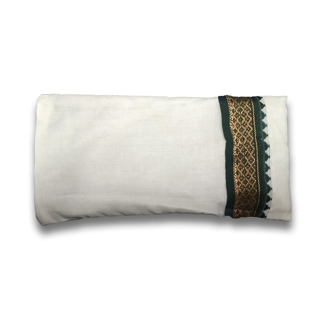 Kheoni Sleep Masks for Relaxing Vetiver Eye Pillow without belt | Aromatic Eye Bag for Aroma Therapy | Eye Shade Cover for Travel Nap | Sustainable & Natural Eye Mask