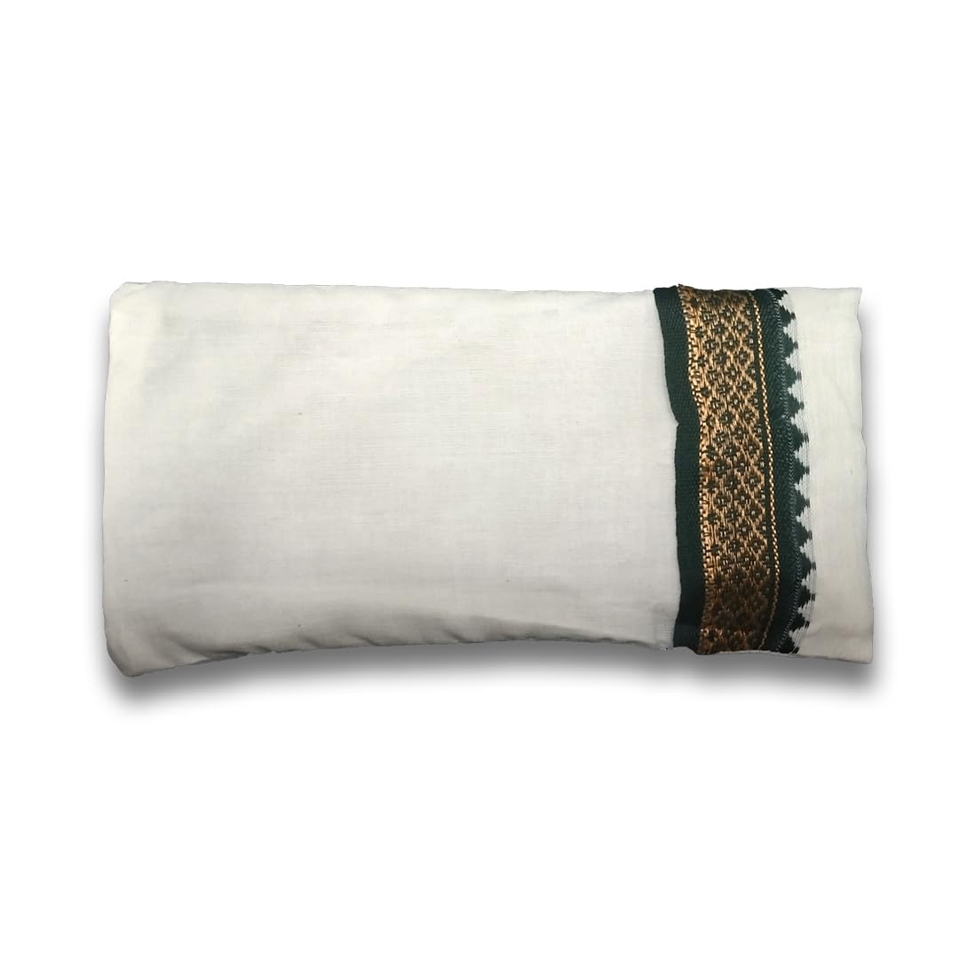 Kheoni Sleep Masks for Relaxing Vetiver Eye Pillow without belt | Aromatic Eye Bag for Aroma Therapy | Eye Shade Cover for Travel Nap | Sustainable & Natural Eye Mask