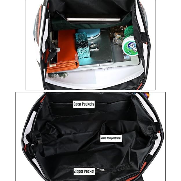 FLYMANN Women Tote Bag with zipper closure | Ladies handbag shopping, work and Daily use (RED)