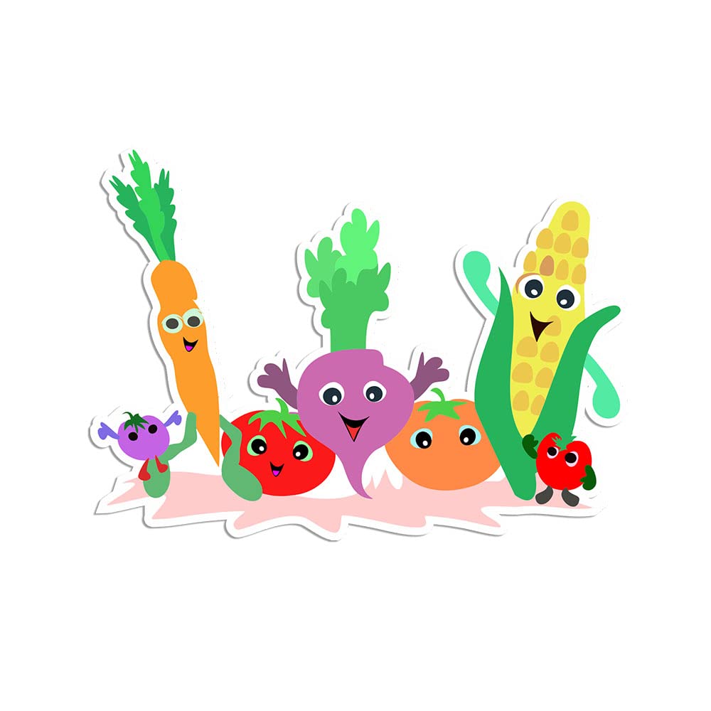 Artvibes Fridge Magnet Vegetables Decorative Item for Refrigerator|Almirah|Washing Machine(RM_7089)