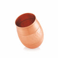 Jalkumbh Pure Copper Glasses Damru Shaped Pure Tamba Glass for Drinking & Serving Water Tumbler - 300ml