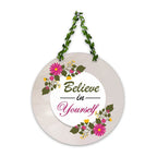 Artvibes Believe in Yourself Wall Hanging for Home | Decorative Items For Decor | MDF Wooden Hanger Decoration | Art Piece (WH_8205N)